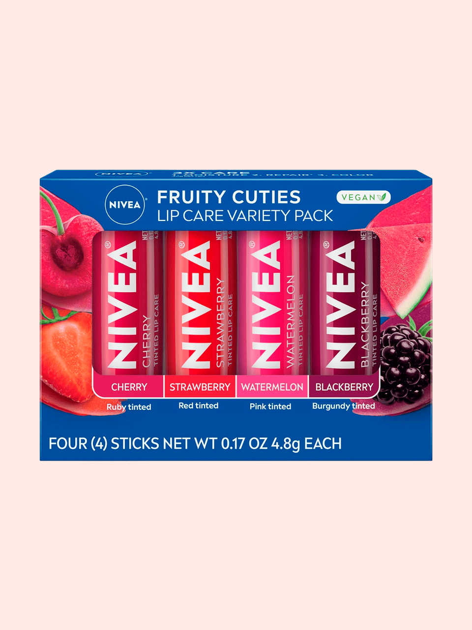 Nivea Fruity Shine Lip Balm (Cherry)
